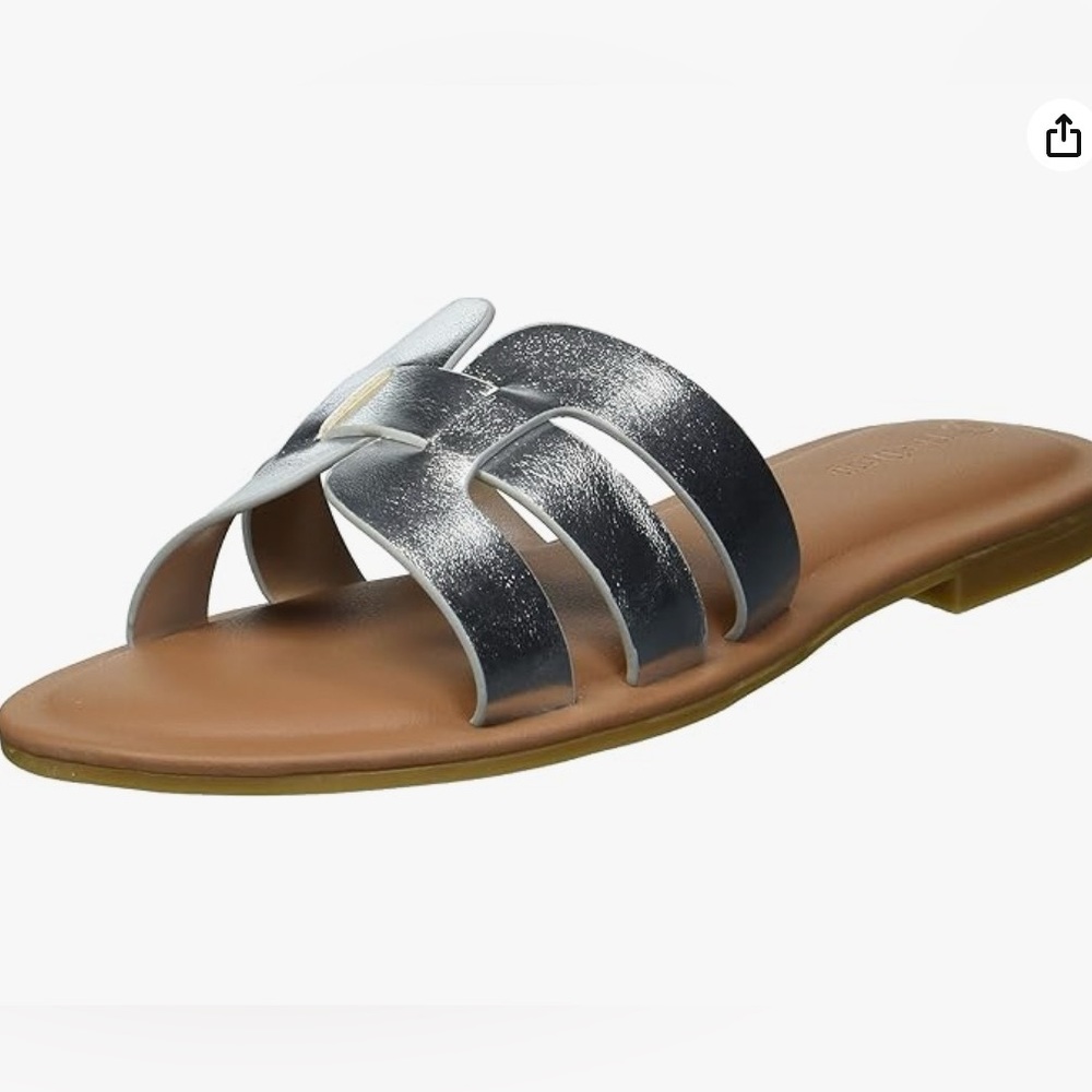 NWT The Drop Women’s Monika Flat H-Brand Slide Sandal, size 10